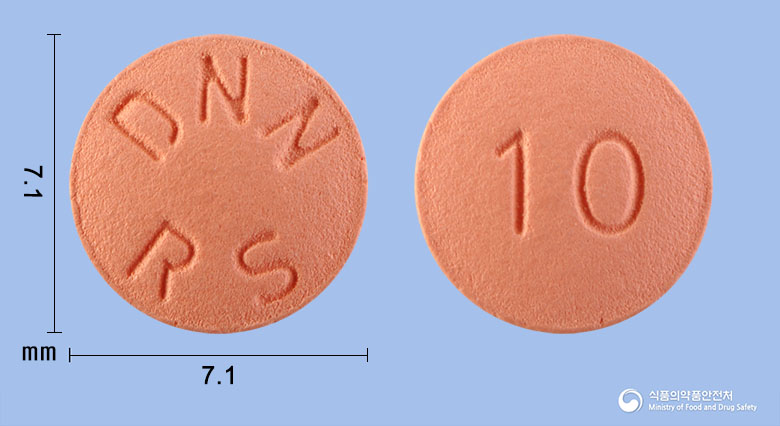 크로원정10mg(로수바스타틴칼슘) 제품 이미지