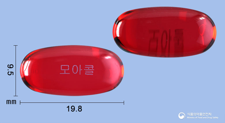 모아콜연질캡슐 제품 이미지
