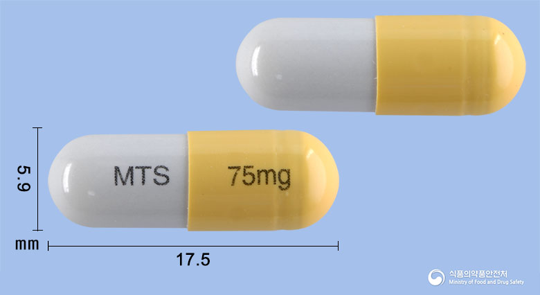오설엠캡슐75mg(오셀타미비르인산염) 제품 이미지