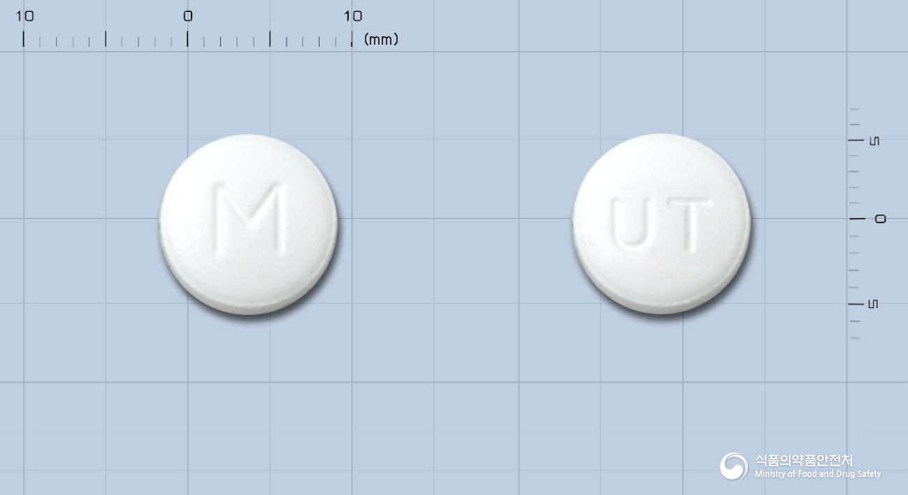 한국유나이티드염산메트포르민정(수출명: Glumyomin Tabs., Glyzen Tabs., Metmentab., Diazen Tabs.) 제품 이미지