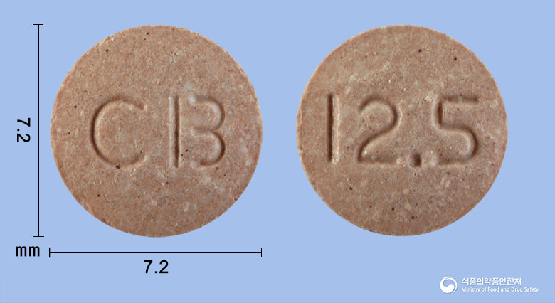 카베씨티정12.5mg(카르베딜롤) 제품 이미지