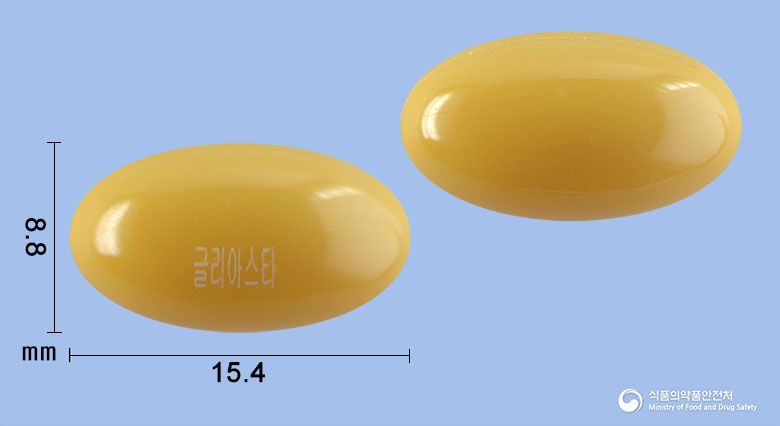 글리아스타연질캡슐(콜린알포세레이트) 제품 이미지