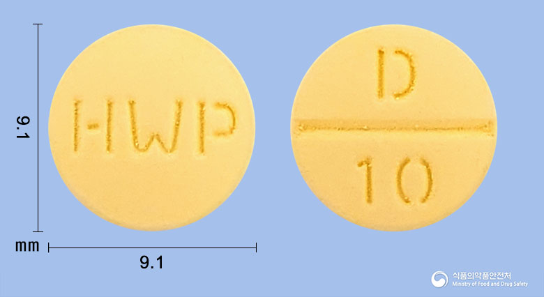 한화도네페질정10mg(도네페질염산염일수화물) 제품 이미지