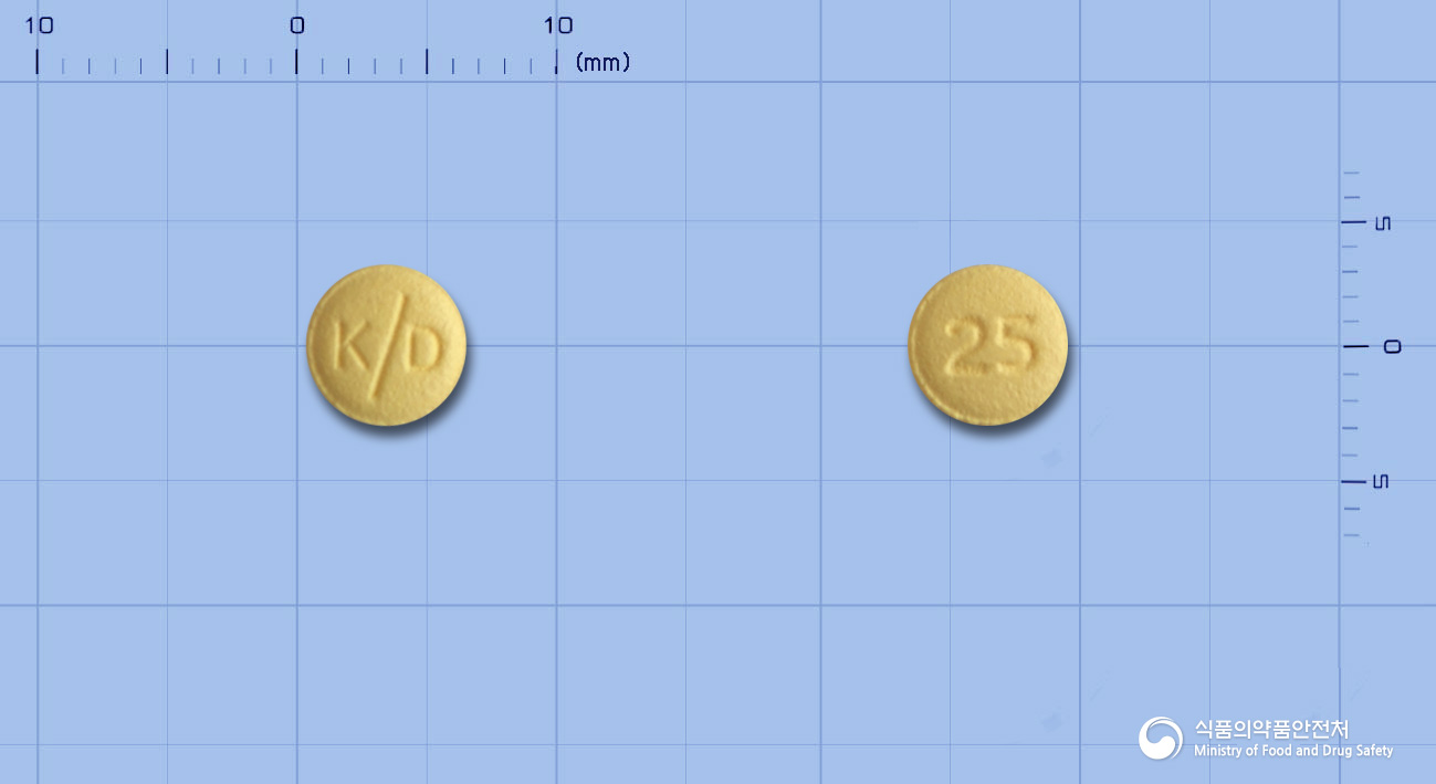 토피리드정25밀리그램(토피라메이트) 제품 이미지