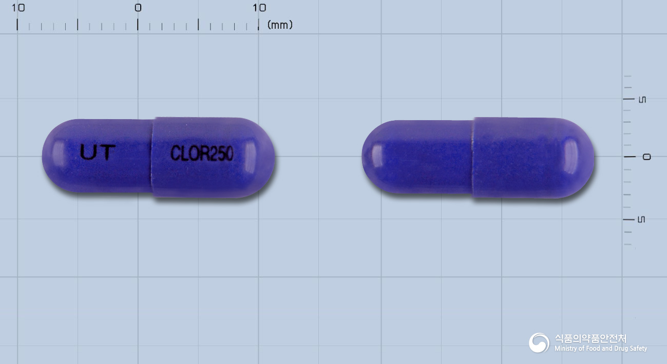 뉴포린캡슐250밀리그램(세파클러수화물)(수출명:NewclorCaps.250mg,UniclorCaps.250mg,KupuniclorCaps.250mg) 제품 이미지