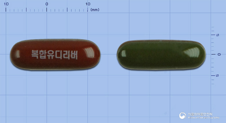 복합유디리버연질캡슐 제품 이미지