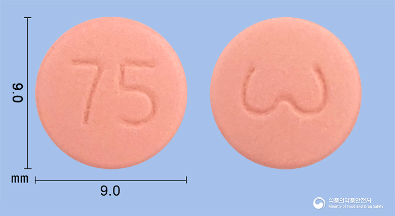 피도그린정75mg(클로피도그렐황산염) 제품 이미지