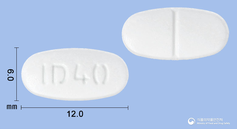미카테르정40mg(텔미사르탄) 제품 이미지