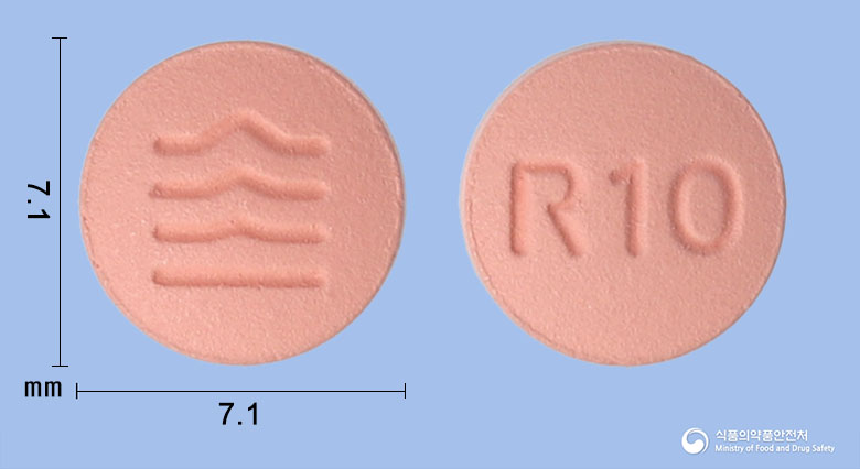 로수넥스정10mg(로수바스타틴칼슘) 제품 이미지