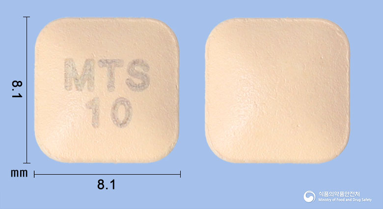 몬테엠정10mg(몬테루카스트나트륨) 제품 이미지