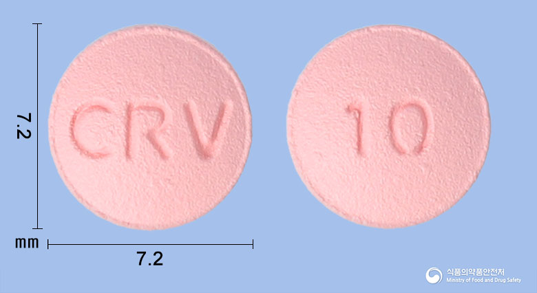 크레라토정10mg(로수바스타틴칼슘) 제품 이미지