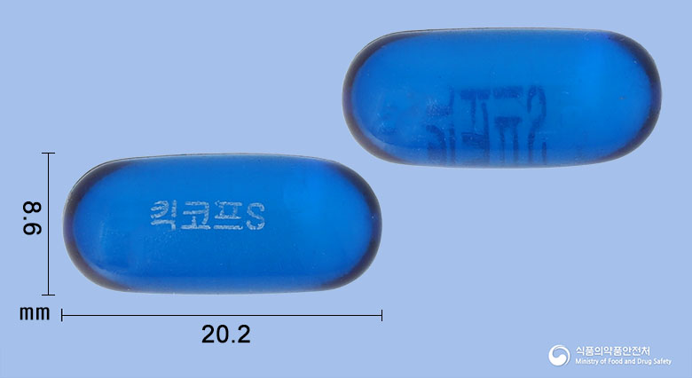 킥코프에스연질캡슐 제품 이미지