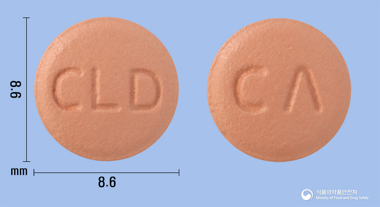 클로도렐정75mg(클로피도그렐황산염) 제품 이미지