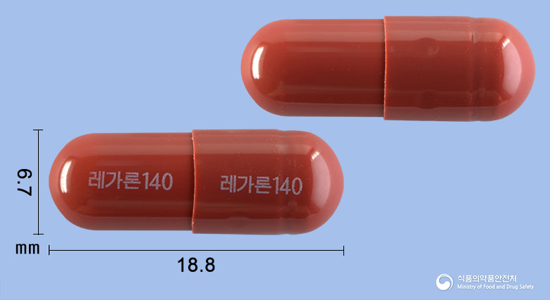 레가론캡슐140(밀크시슬건조엑스산) 제품 이미지