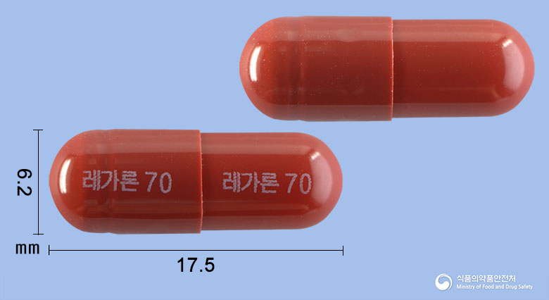 레가론캡슐70(밀크시슬건조엑스산) 제품 이미지