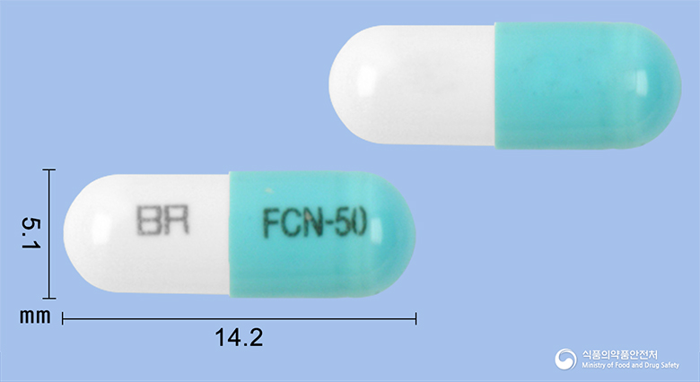 후코날캡슐50밀리그램(플루코나졸)(수출명:플루코나존캡슐50mg,Neoplucancapsule50mg)) 제품 이미지