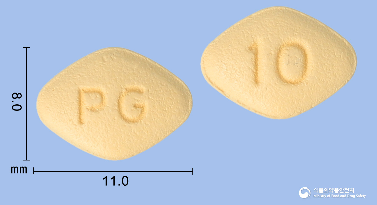 다플로진정10mg(다파글리플로진무수유당혼합물) 제품 이미지