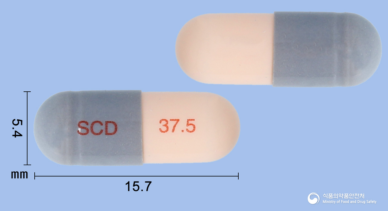 벤라팩트서방캡슐37.5mg(벤라팍신염산염) 제품 이미지