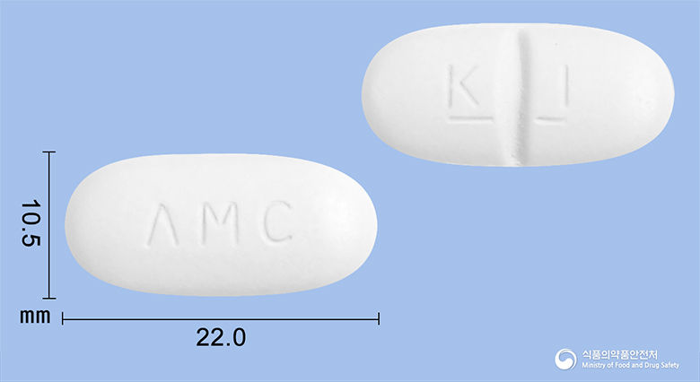 아모크라듀오정1000mg(아목시실린-클라불란산칼륨(7:1))(수출명:서프렌틴듀오정) 제품 이미지