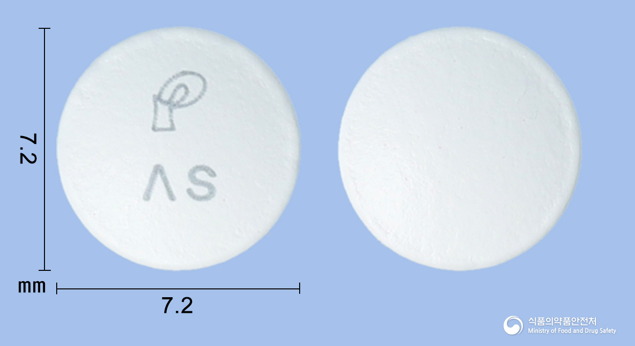 에이에스피장용정100mg(아스피린) 제품 이미지