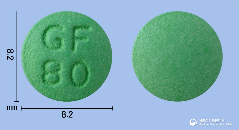 징코에프정80mg(은행엽건조엑스) 제품 이미지