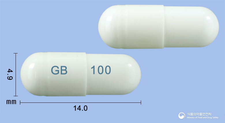 가바스틸캡슐100mg(가바펜틴) 제품 이미지
