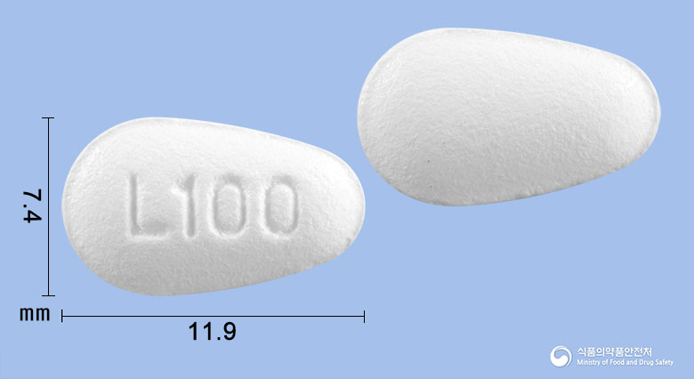 로사르정100mg(로사르탄칼륨) 제품 이미지