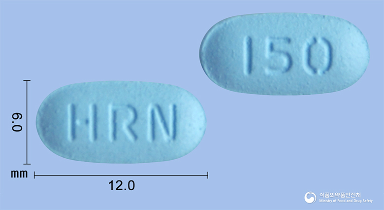 휴텍스리세드로네이트정150mg(리세드론산나트륨2.5수화물) 제품 이미지