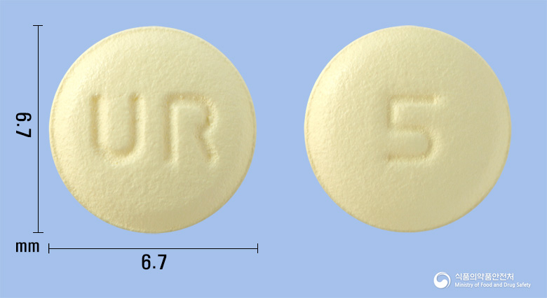 웰유로정5mg(솔리페나신숙신산염) 제품 이미지