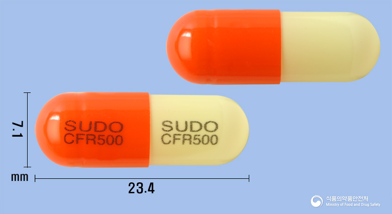 팜젠세프라딘수화물캡슐500mg(수출명:수라딘캡슐500mg, 파시딘캡슐500mg) 제품 이미지