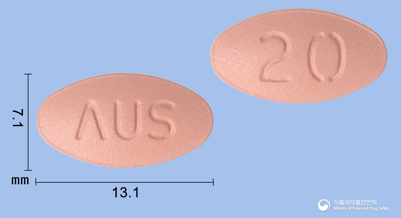 마빅스정20mg(메만틴염산염) 제품 이미지