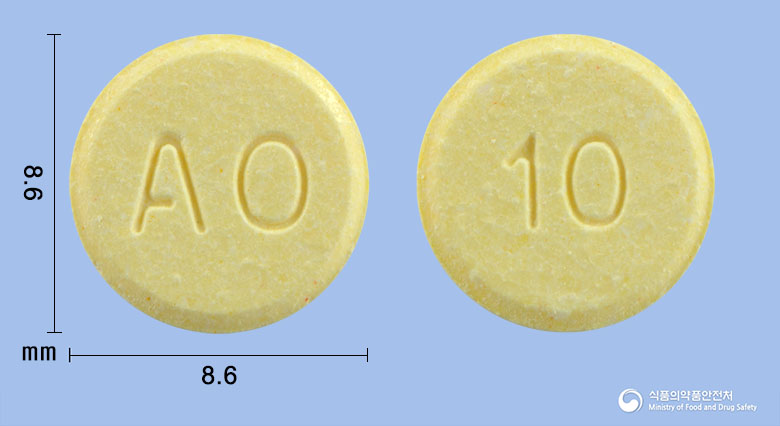 알쯔페질속붕정10mg(도네페질염산염수화물) 제품 이미지