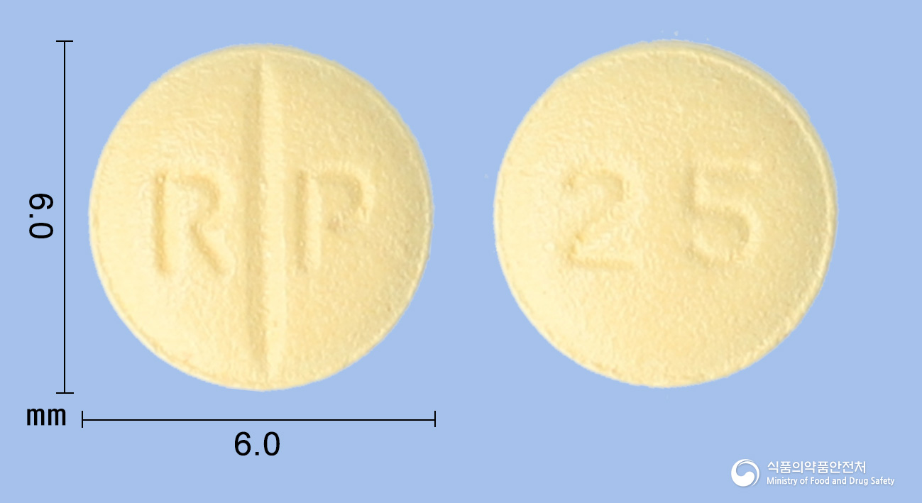토라메이트정25mg(토피라메이트) 제품 이미지