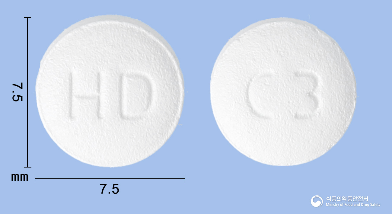 칸데바로정8/2.5mg(칸데사르탄실렉세틸,에스암로디핀베실산염) 제품 이미지