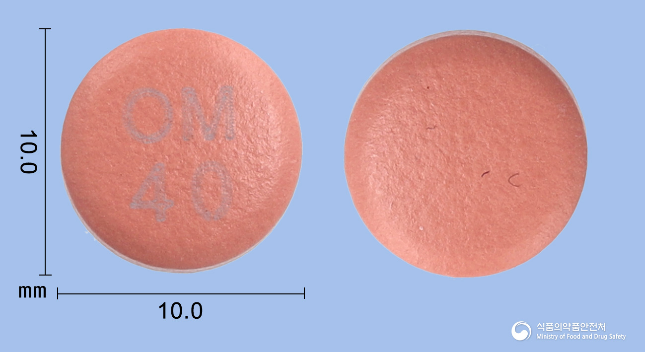 에스오피라졸정40mg(에스오메프라졸마그네슘삼수화물) 제품 이미지
