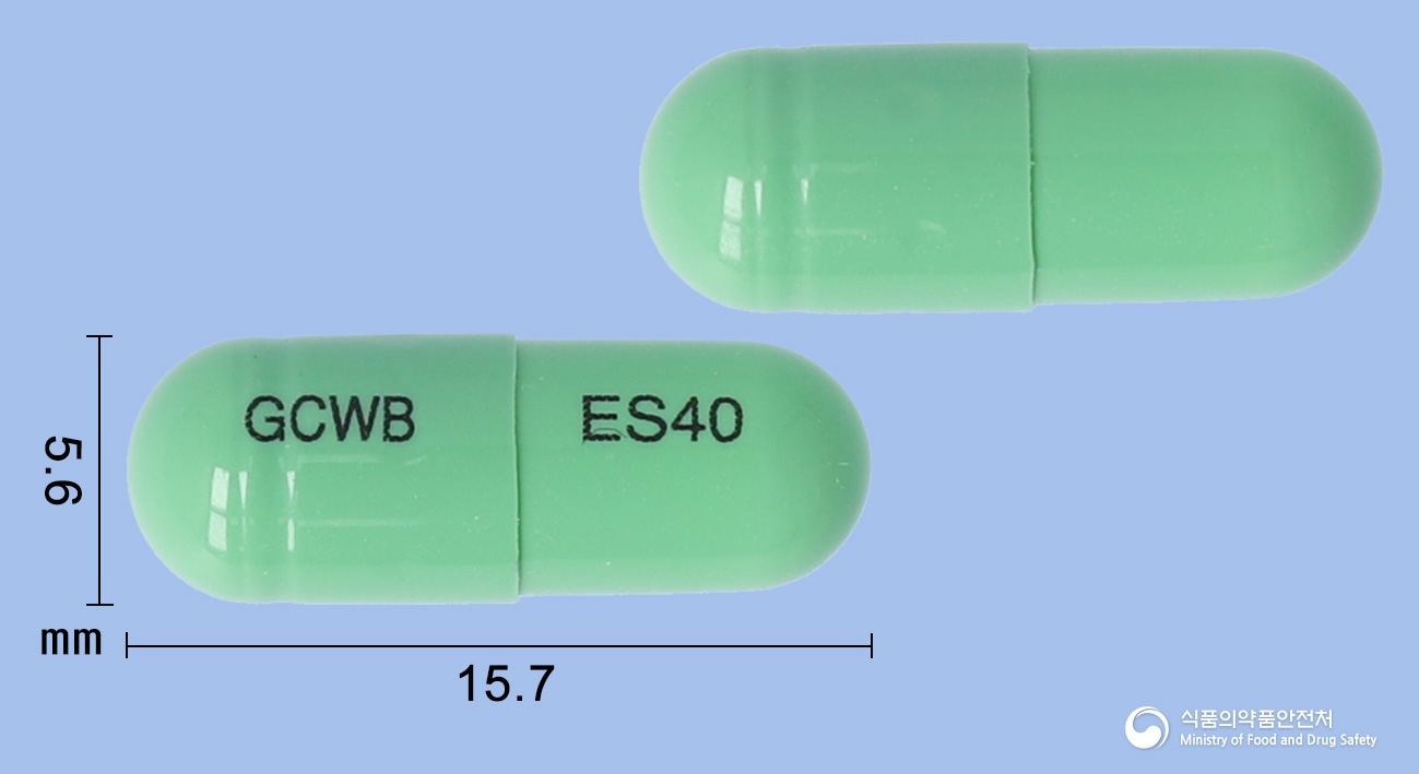에스오졸캡슐40mg(에스오메프라졸마그네슘이수화물) 제품 이미지