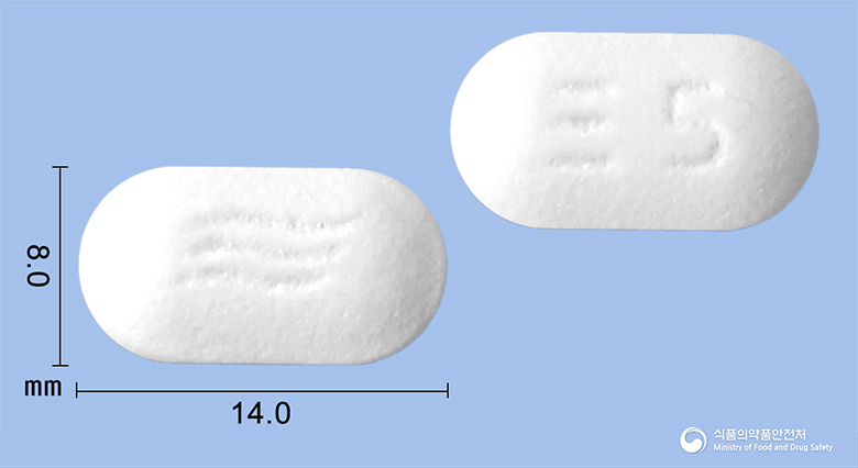 스티라제정(수출명:판레틴정,PANRETINE Tablets,TILASE tab.Keisine Tab.)(수출용) 제품 이미지