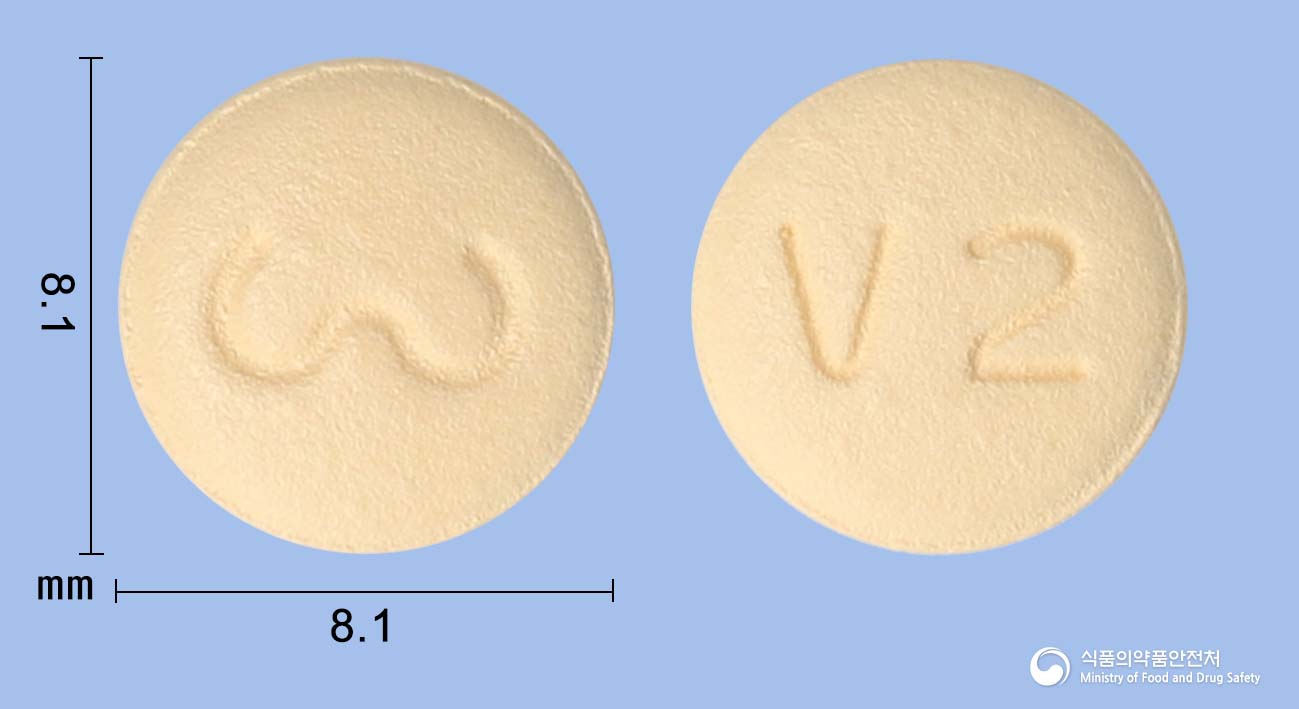 브이디핀정2.5/80mg(암로디핀, 발사르탄) 제품 이미지