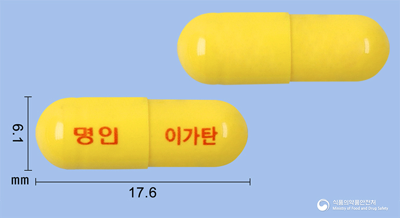 이가탄캡슐(수출명:명인이가탄캡슐,리카타스캡슐)(수출용) 제품 이미지