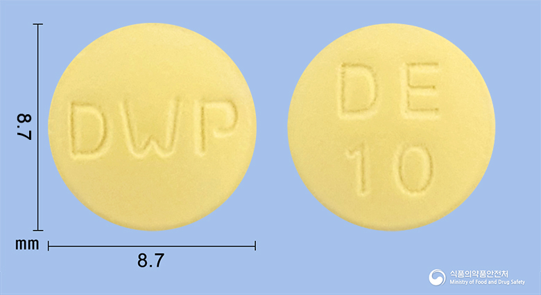대원염산도네페질정10mg(도네페질염산염일수화물) 제품 이미지