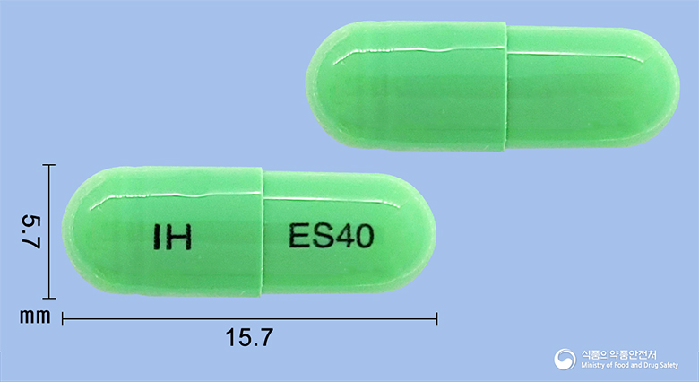 에소파졸캡슐40mg(에스오메프라졸마그네슘이수화물) 제품 이미지