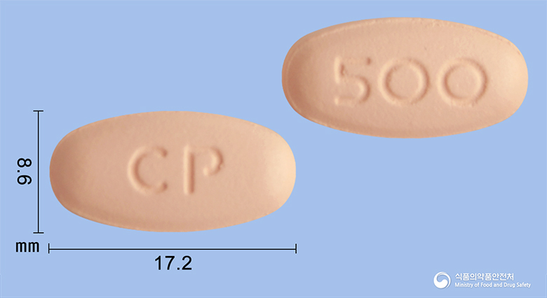 레플록신정500mg(레보플록사신) 제품 이미지